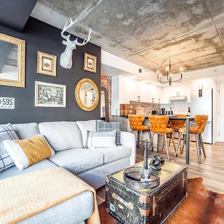 Quebec, Rustique Chic En Ville, Piscine Sur Le Toit Pour 2 A 6 Invites Exterior photo