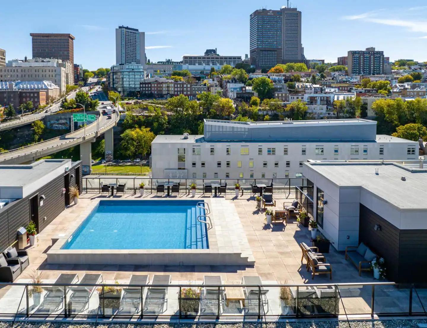 Quebec, Rustique Chic En Ville, Piscine Sur Le Toit Pour 2 A 6 Invites Exterior photo